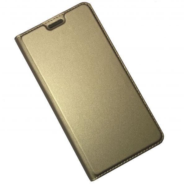 Zlaté flipové pouzdro Dux Ducis SkinPro pro Xiaomi Redmi Note 4X