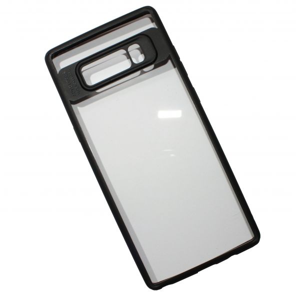 iPaky Super Clear černý obal pro Samsung Note 8