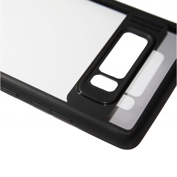 iPaky Super Clear černý obal pro Samsung Note 8