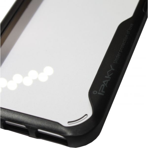 iPaky Leku Clear černý obal pro Apple iPhone 7 /8