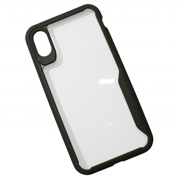 iPaky Leku Clear šedý obal pro Apple iPhone X