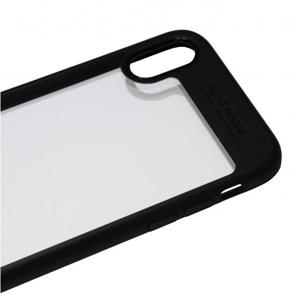 iPaky Super Clear černý obal pro Apple iPhone X